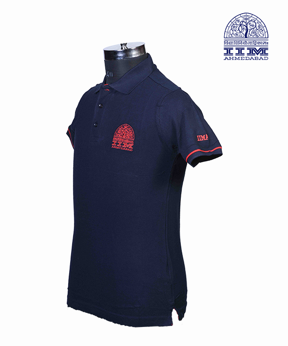 Polo Dual Tone Navy Blue With Red